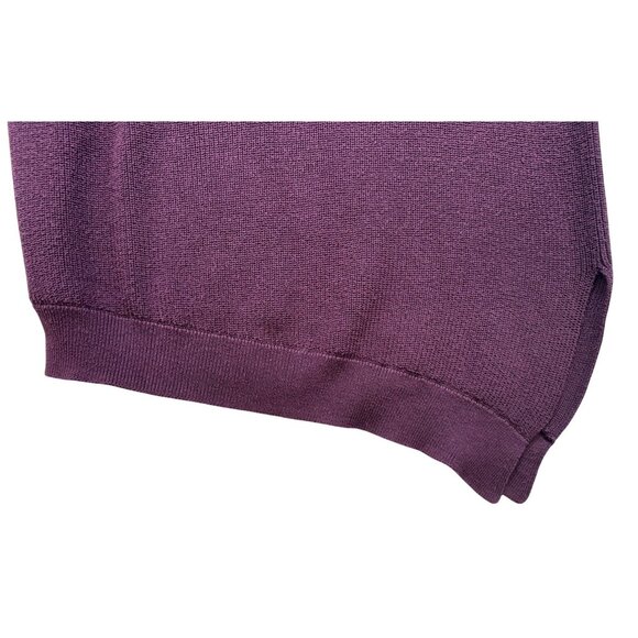 Athleta Womens Asymmetrical Hem Sweater Purple XS Pima Cotton Tencel Silk Blend - Picture 10 of 10